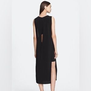 Helmut Lang Faint High Slit Jersey Dress